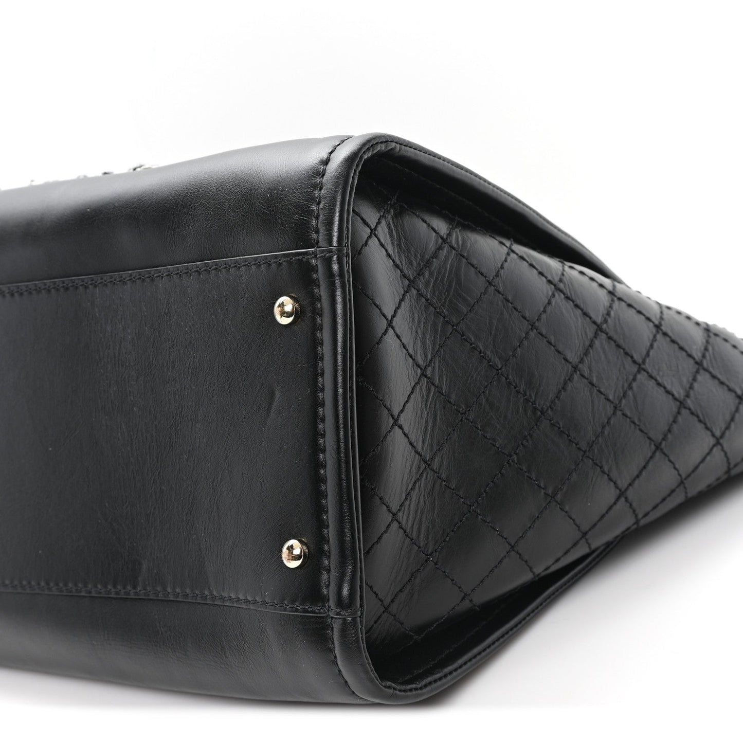 Calfskin Tweed Medium Deauville Tote Black Multicolor