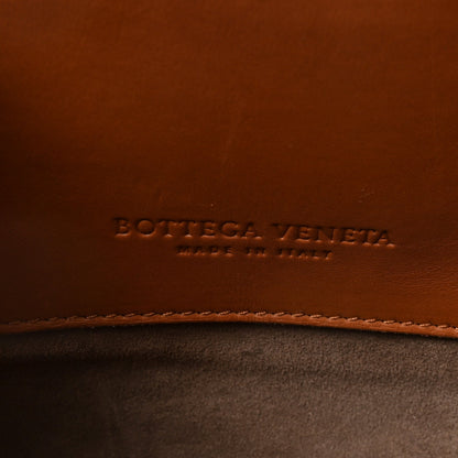 Calfskin Intrecciato Small Roma Noce