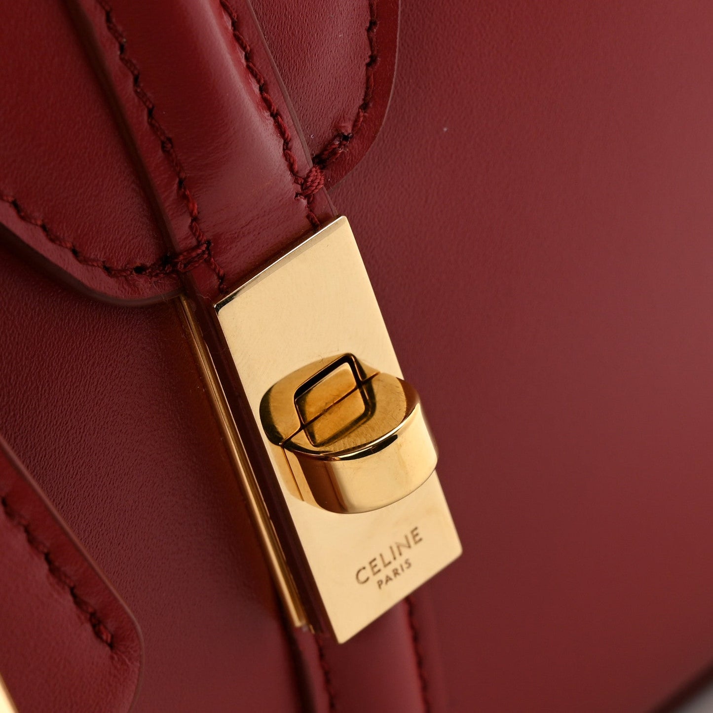 Satinated Calfskin Mini 16 Top Handle Bag Raspberry