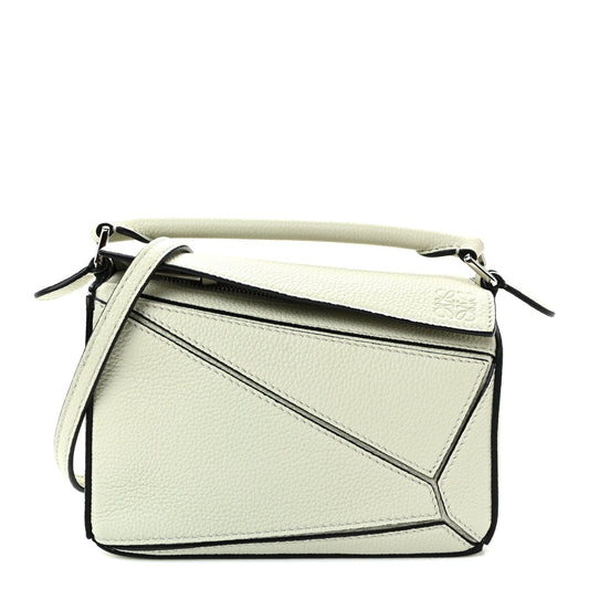 Calfskin Mini Puzzle Bag Light Celadon