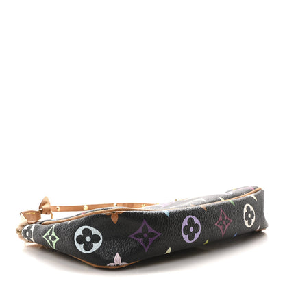 Monogram Multicolor Pochette Accessories Black