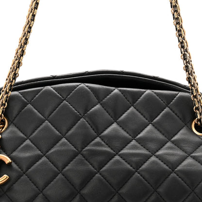 Lambskin Quilted Medium Just Mademoiselle Black