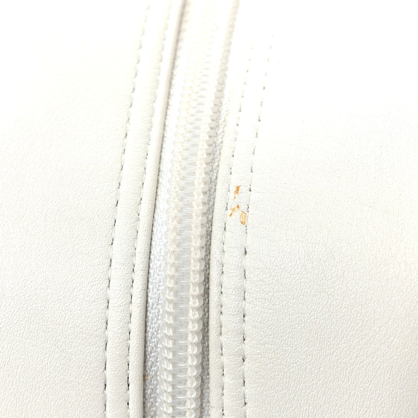 Calfskin Python Quilted Large Cambon Bowler White