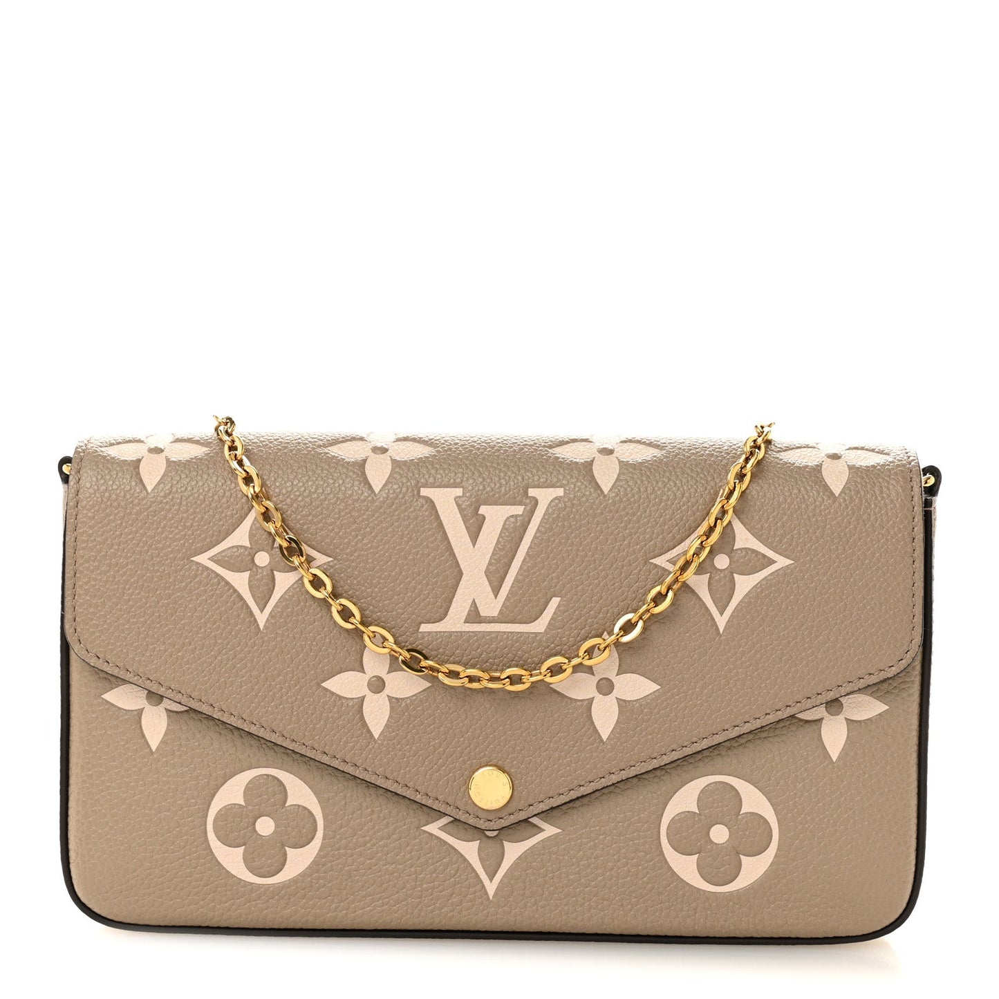Empreinte Monogram Giant Felicie Pochette Tourterelle Creme