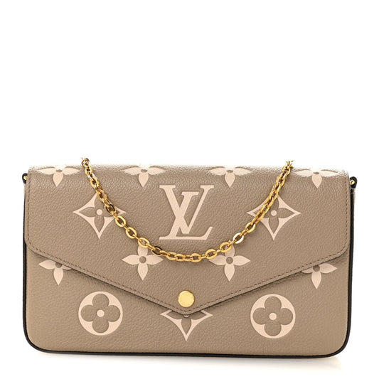 Empreinte Monogram Giant Felicie Pochette Tourterelle Creme