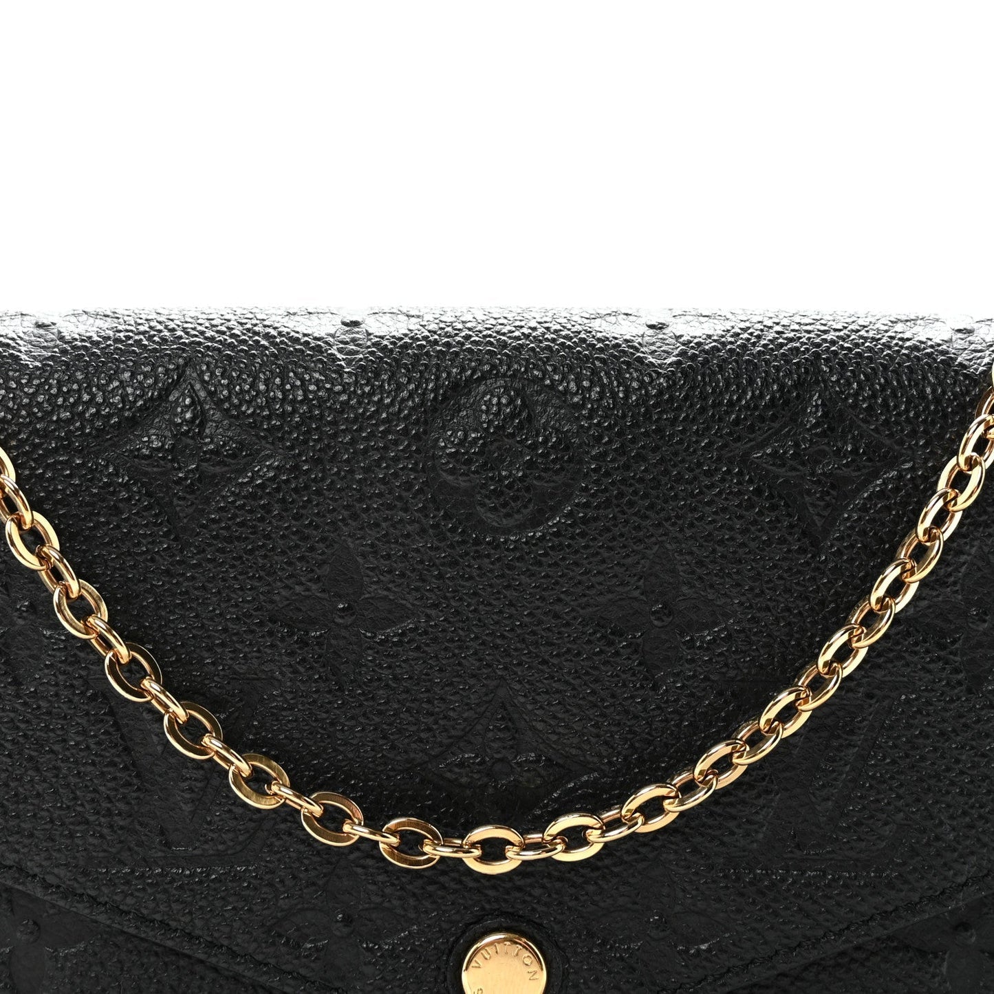 Empreinte Pochette Felicie Chain Wallet Black