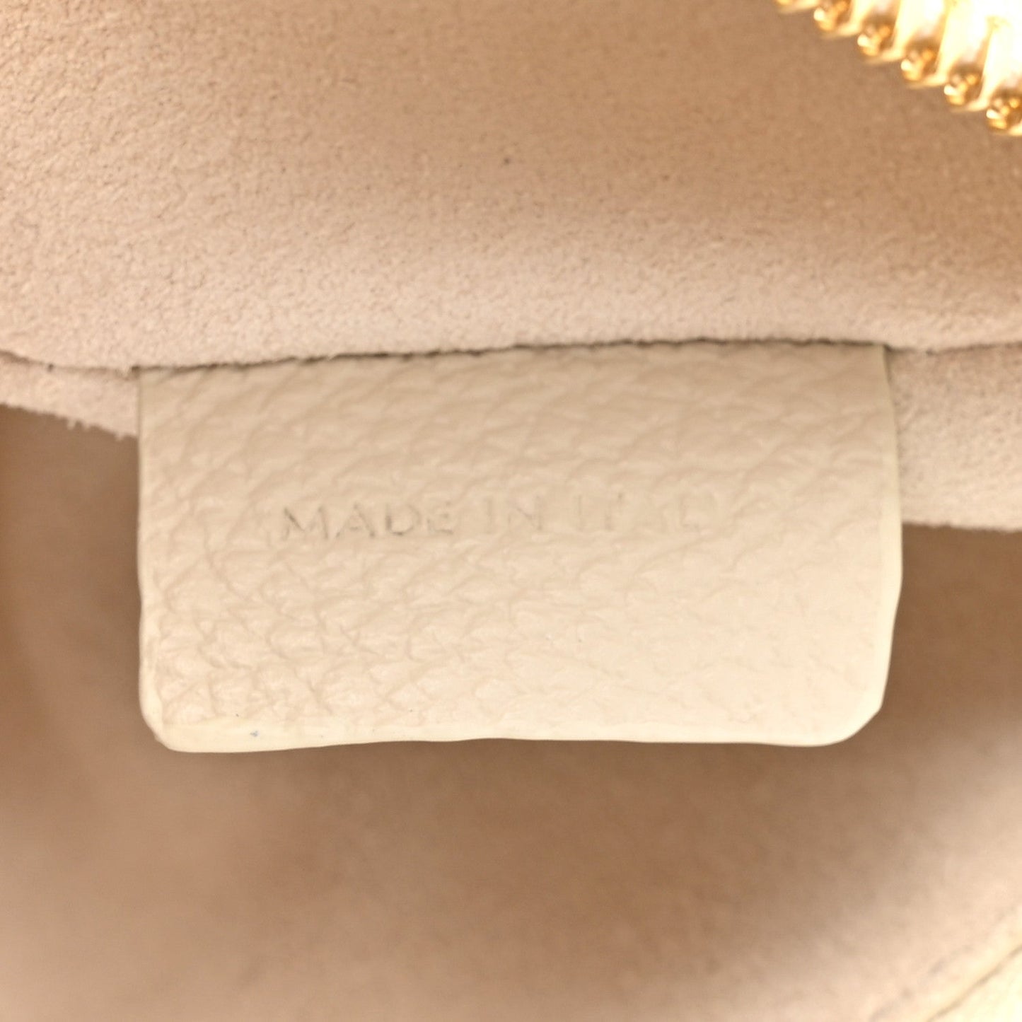 Supple Grained Calfskin Teen Lulu Shoulder Bag Rice