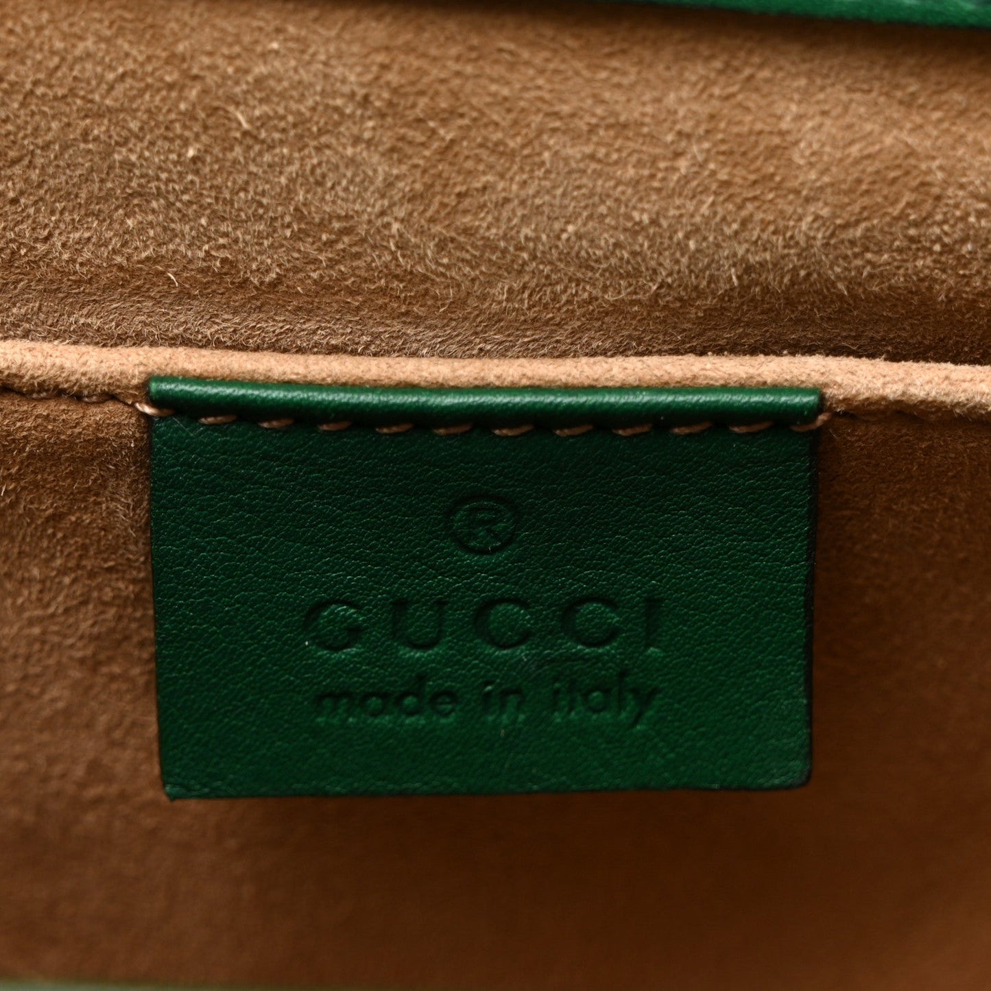 Calfskin Studded Small Padlock Shoulder Bag Emerald