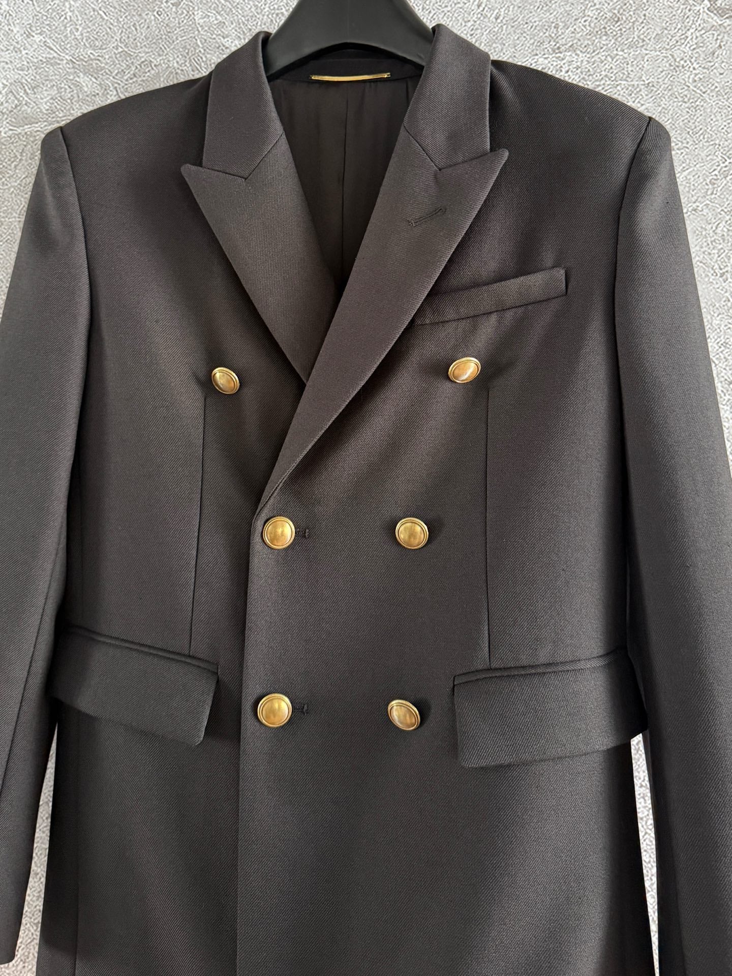 YSL Suit Jacket Black Wool