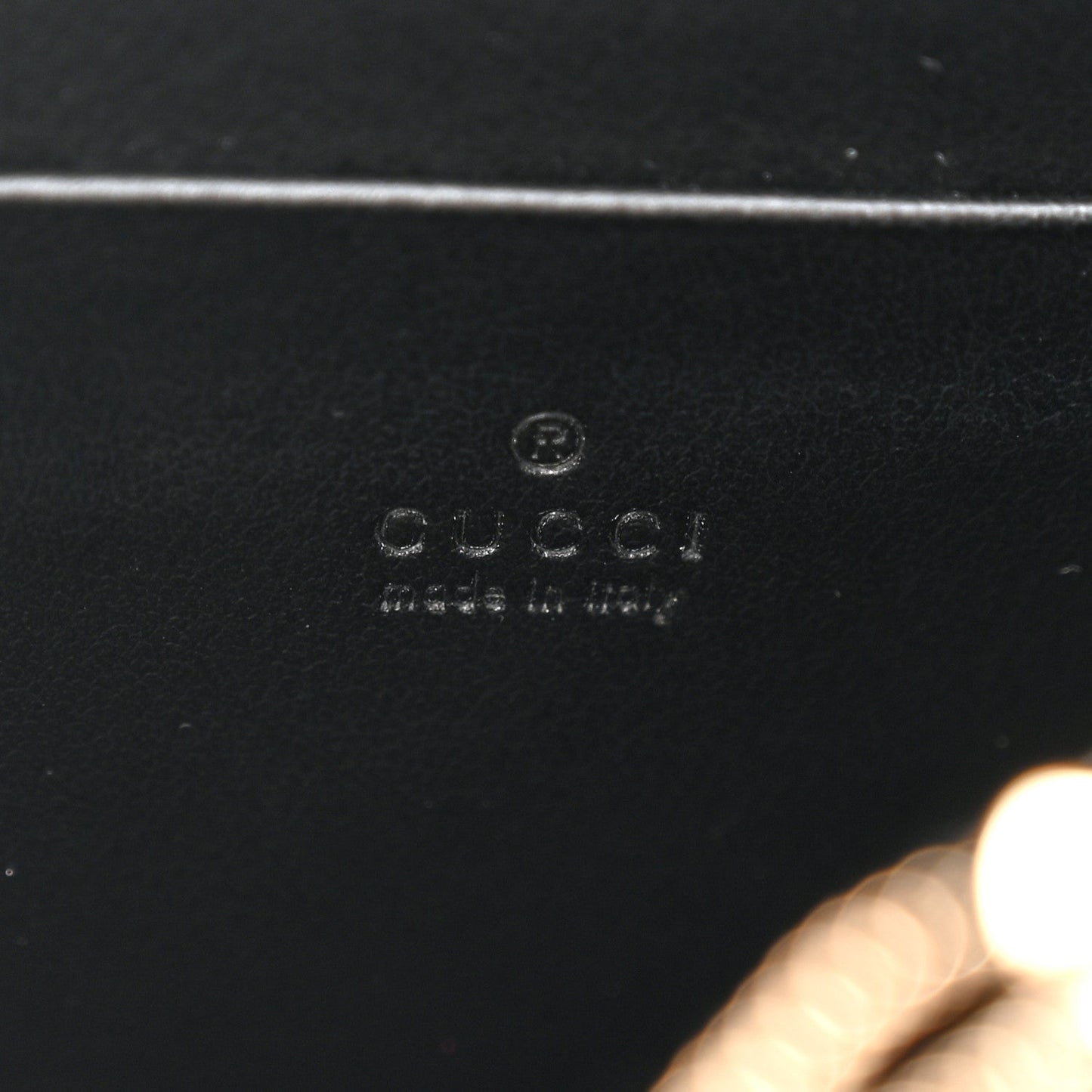 Calfskin Matelasse GG Marmont Wallet on Chain Black
