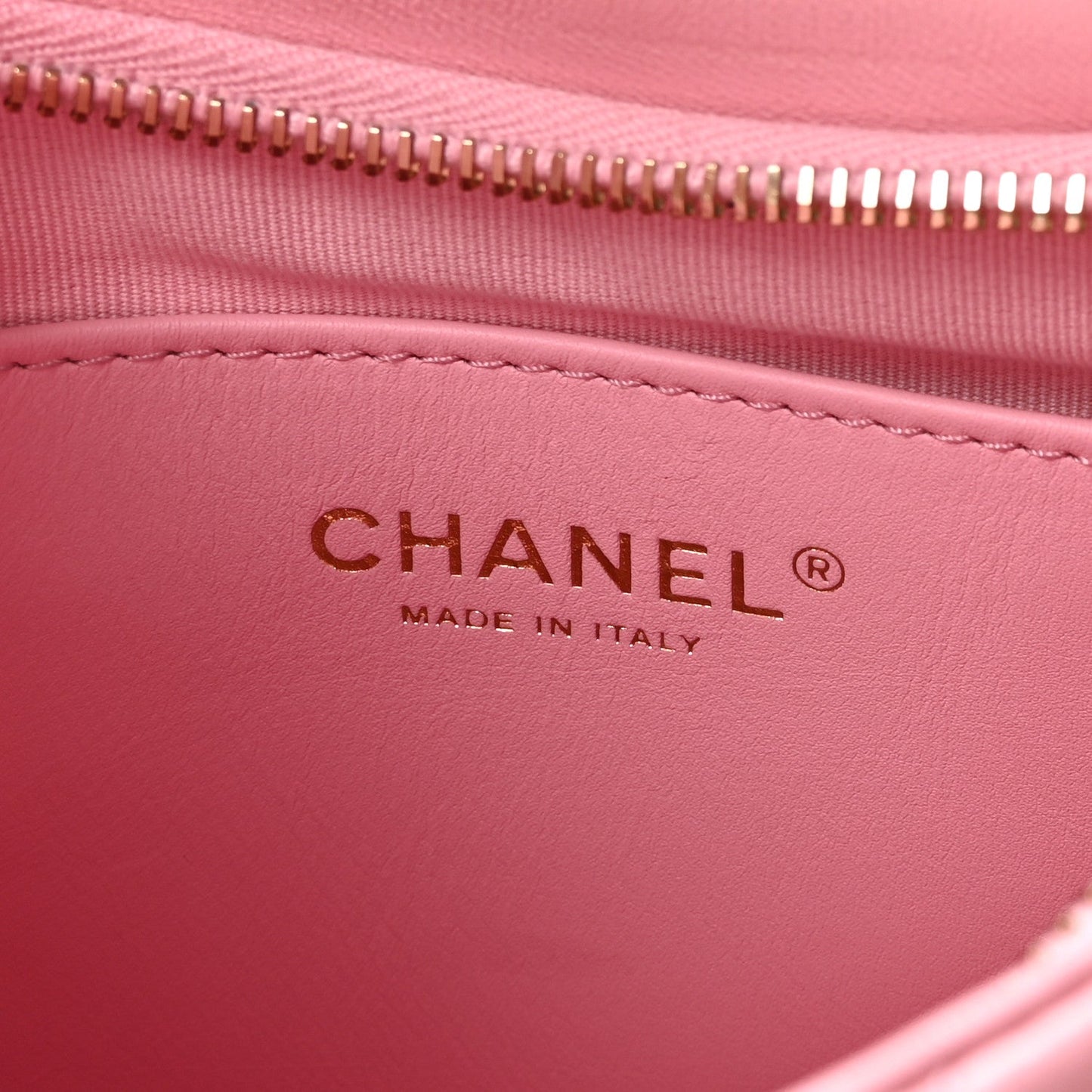 Lambskin Quilted CC Links Hobo Light Pink