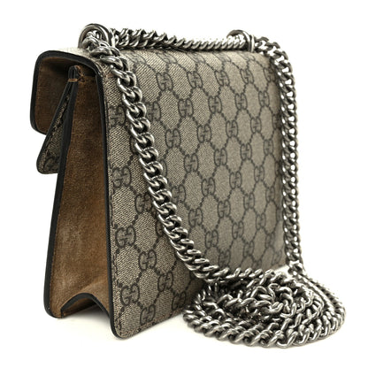 GG Supreme Monogram Mini Dionysus Shoulder Bag Taupe