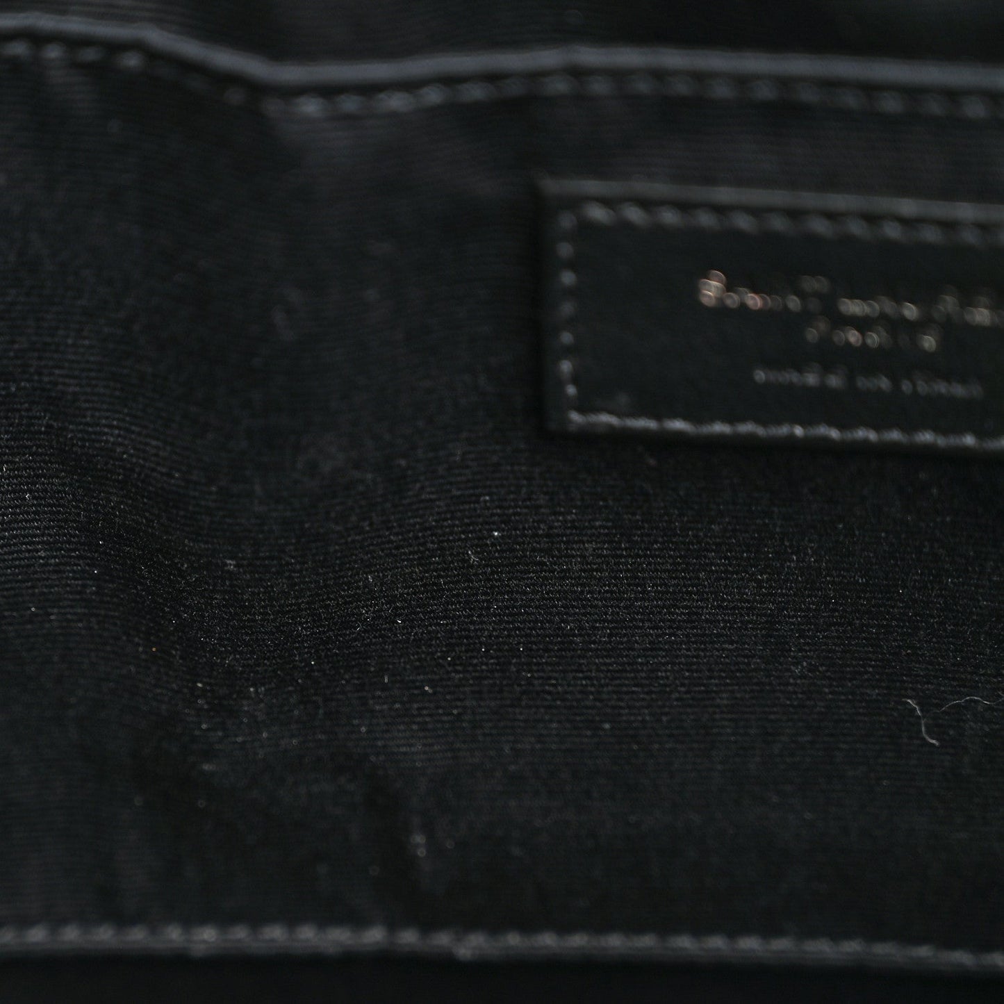 Calfskin Matelasse Monogram Lou Camera Bag Black