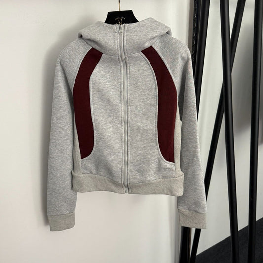 Prada 2025 Set Gray mix Burgundy Cotton
