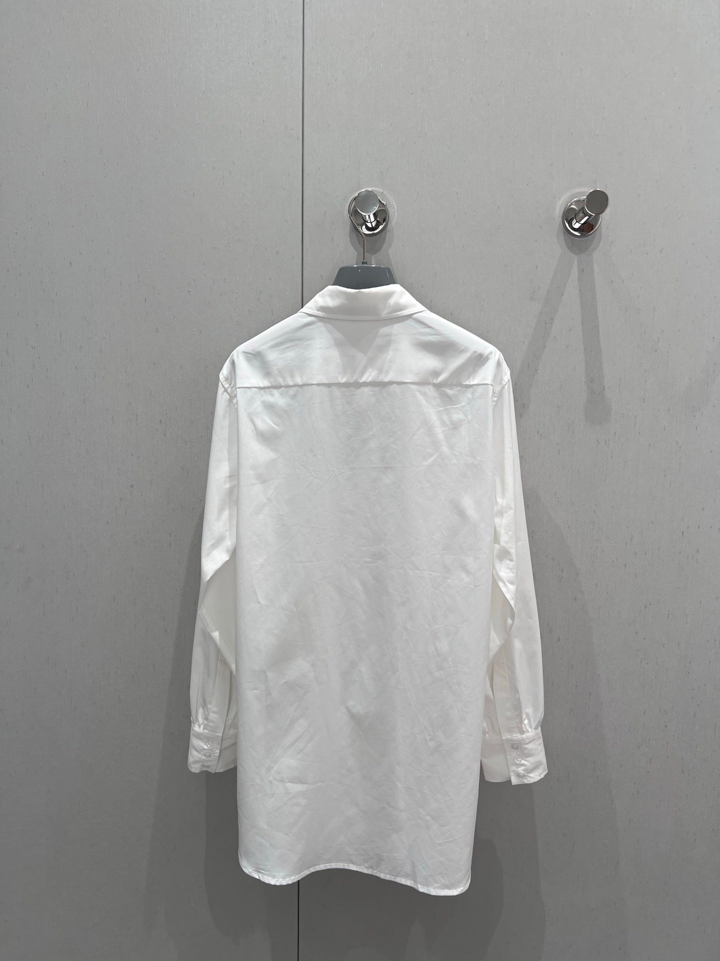 Prada 25 Long-sleeved Shirt White Cotton 218025