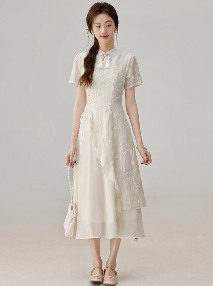 2025 new summer new Chinese dress improved cheongsam young style skirt R1888