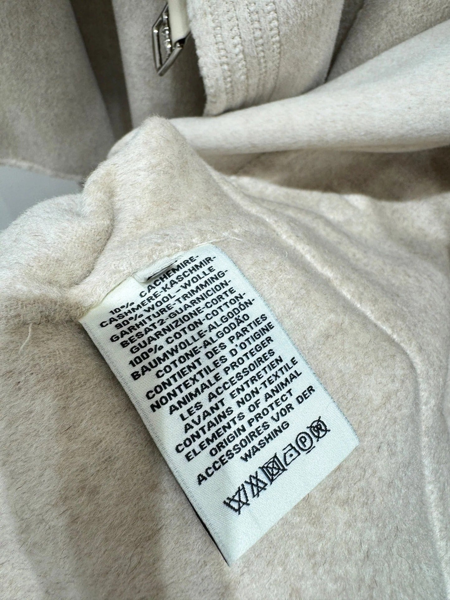 HERMES 25S LONG CASHMERE COAT 156