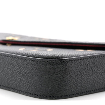 Empreinte Monogram Giant Felicie Pochette Black Beige