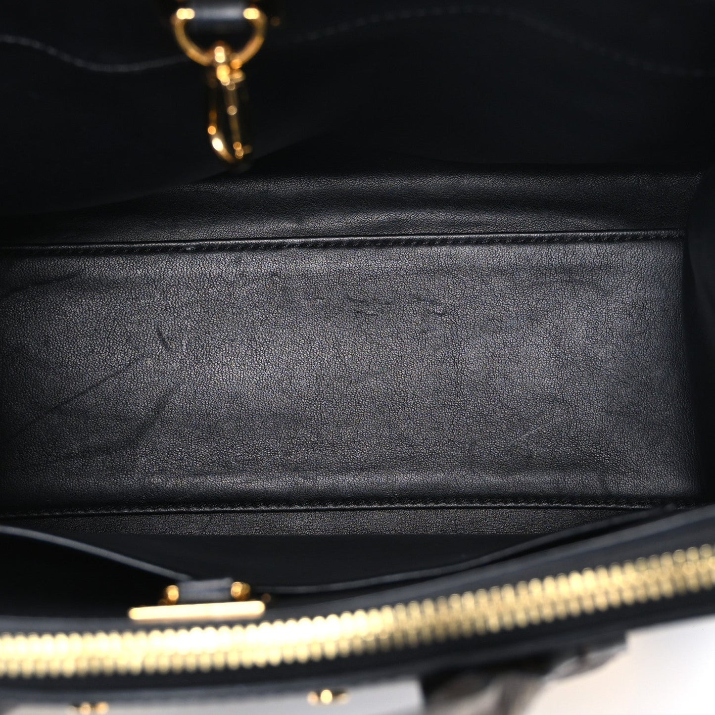 Calfskin Monogram Studded City Steamer PM Black White