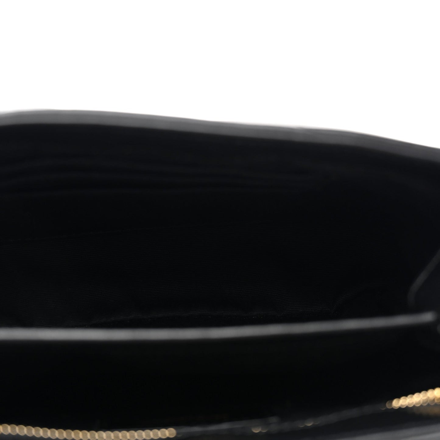 Calfskin Y Quilted Monogram Toy Loulou Crossbody Bag Black