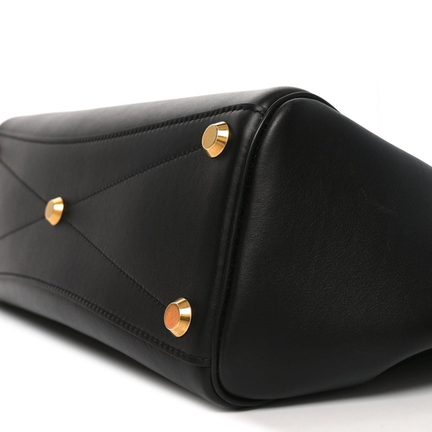 Smooth Calfskin Small Bel Air Carry All Bag Black
