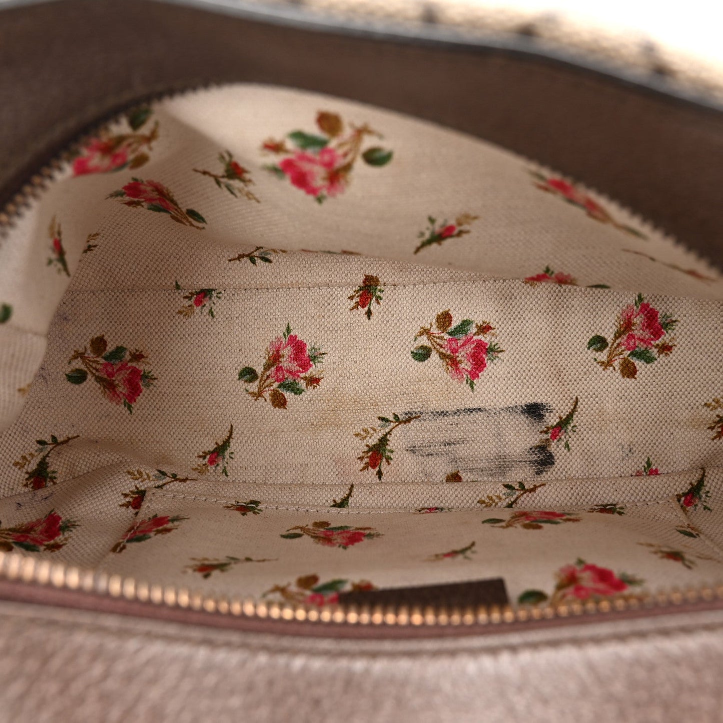 GG Supreme Monogram Web Neo Vintage Shoulder Bag Beige New Acero Crop