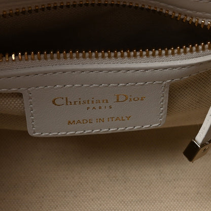 Calfskin Small Dior Vibe Zip Bowling Bag Blue