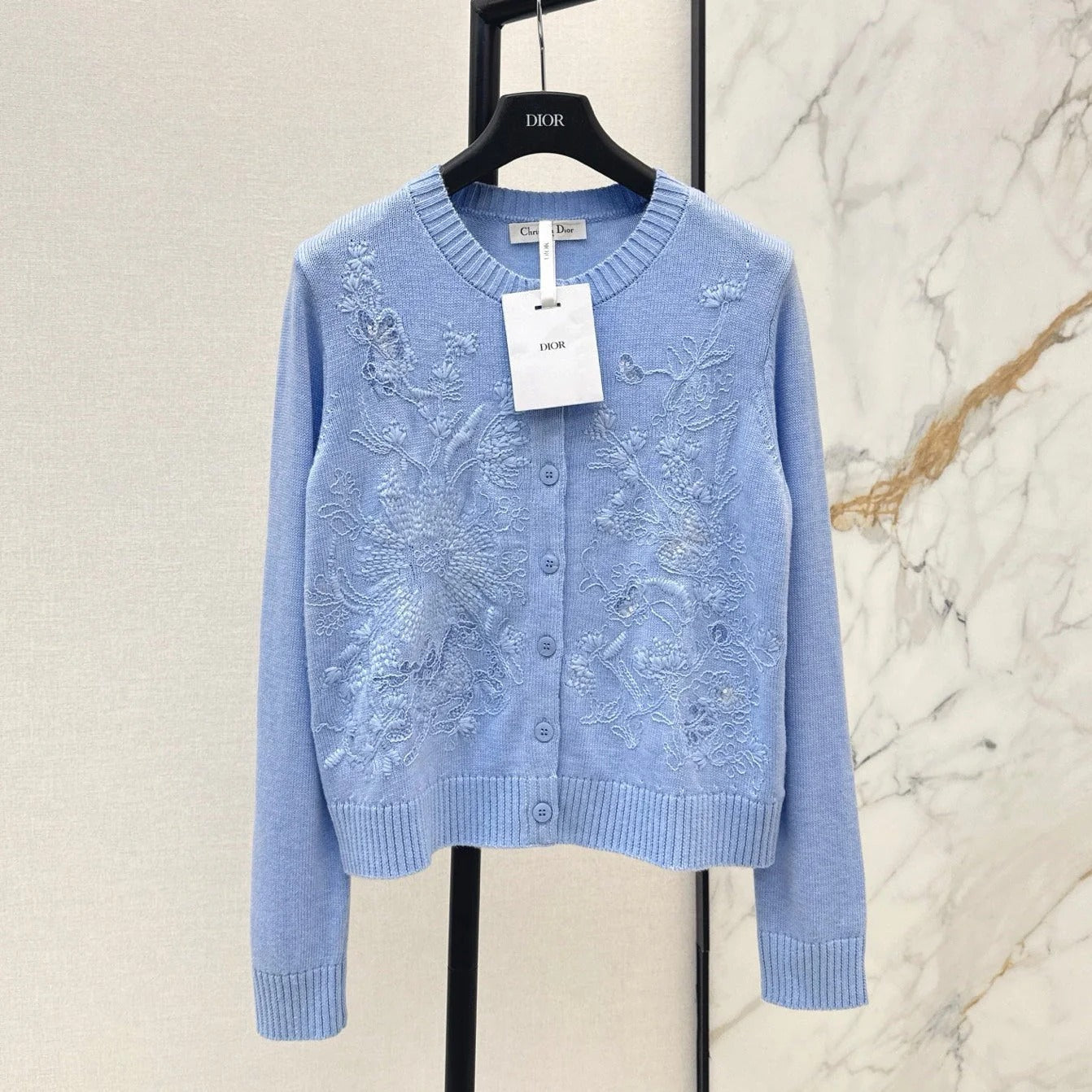 DIOR 25S ROUND-NECK CARDIGAN 540