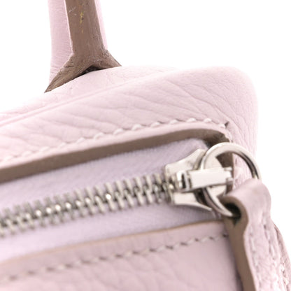 Taurillon Clemence Verso Mini Lindy 20 Mauve Pale Mushroom