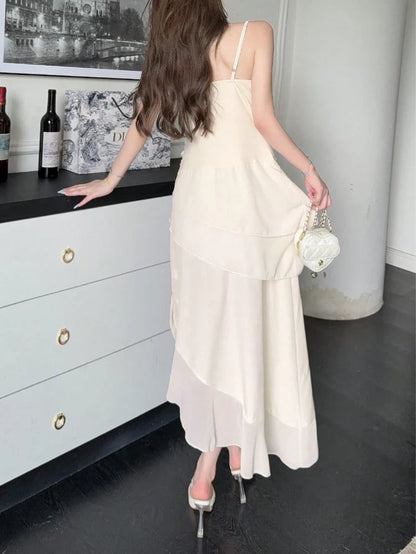 Elegant Irregular Graduation Dress Long Maxi Prom Gown