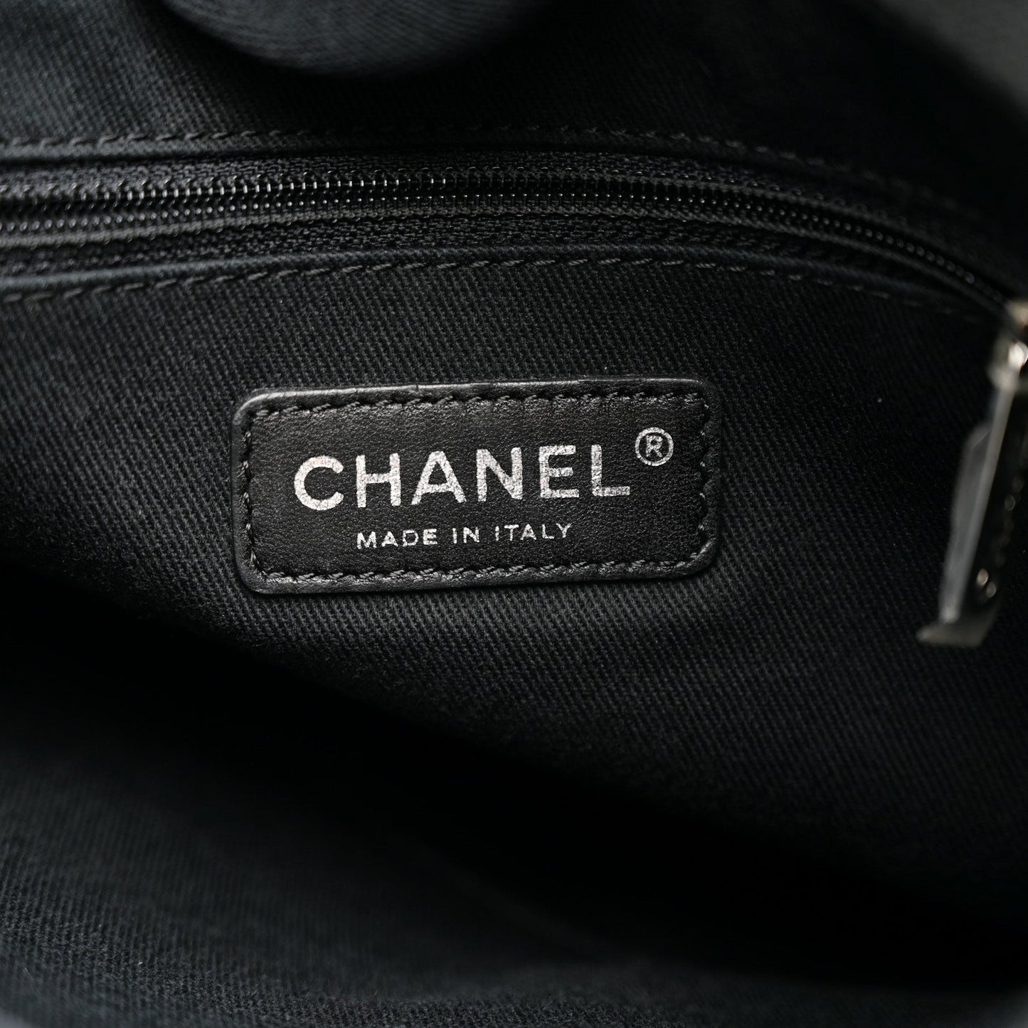 Canvas Mini Deauville Tote Dark Grey