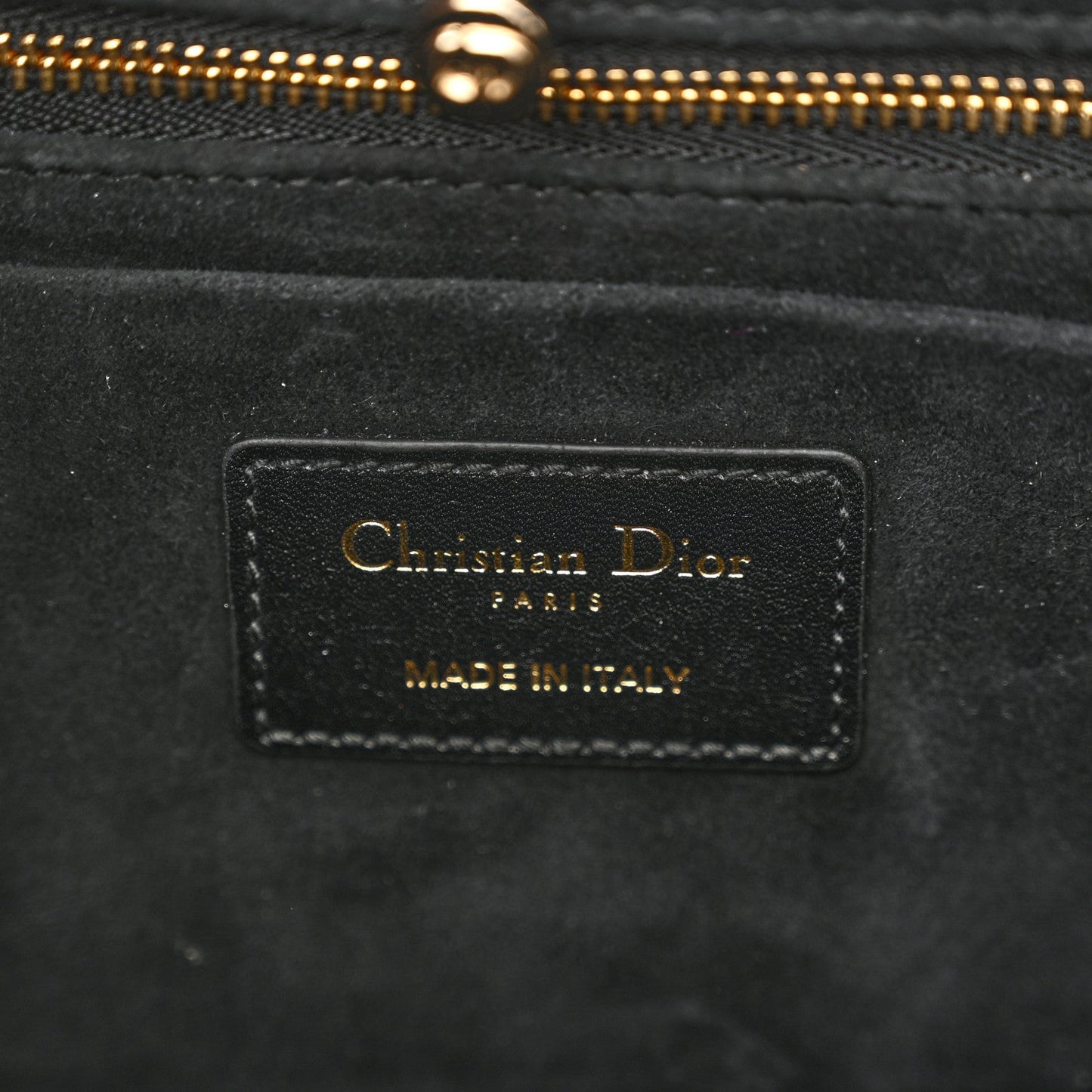 Calfskin Cannage Small The Lady 95.22 Black