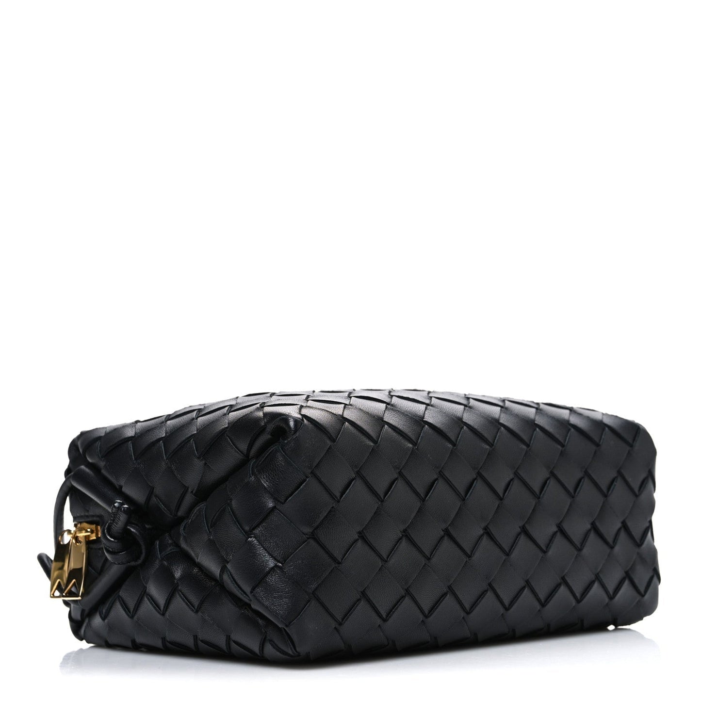Nappa Intrecciato Small Loop Camera Bag Black