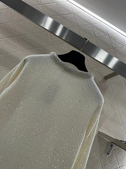 CELINE 25S BEADED KNIT CARDIGAN 0124