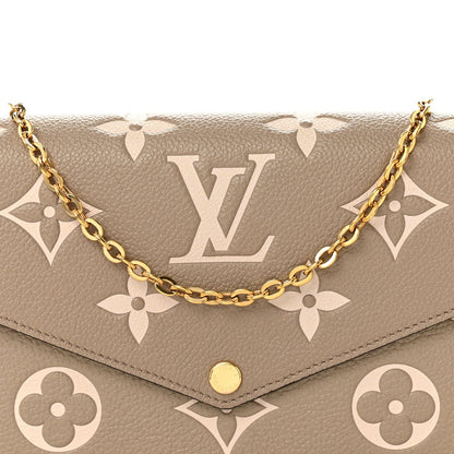 Empreinte Monogram Giant Felicie Pochette Tourterelle Creme