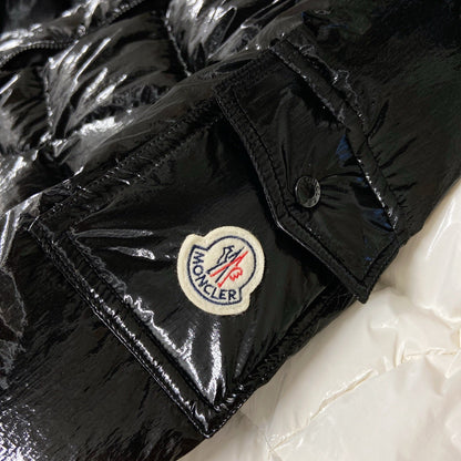 Moncler 2025 Barre Black Swan Goose Jacket Black Down Nylon