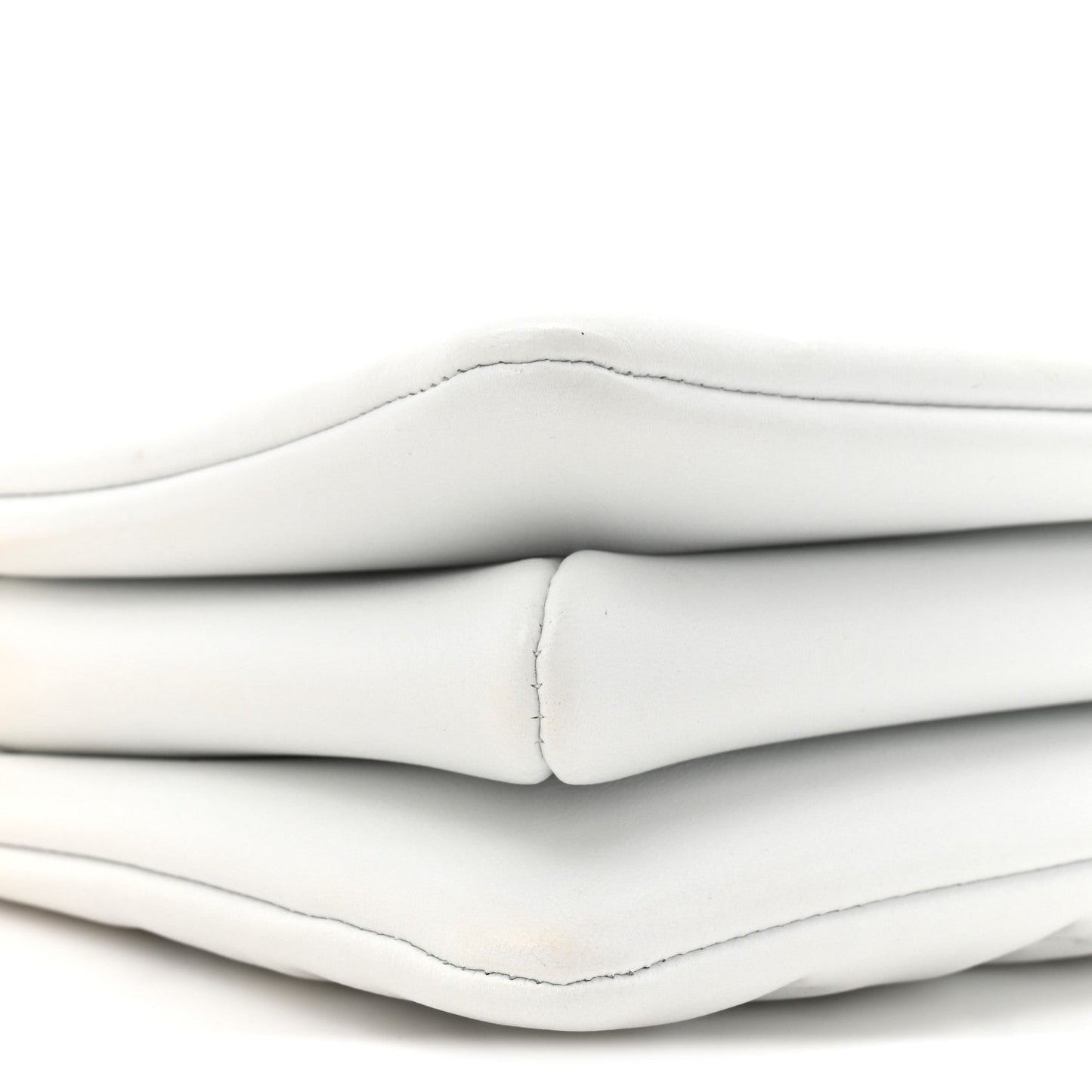 Lambskin Embossed Monogram Coussin BB White