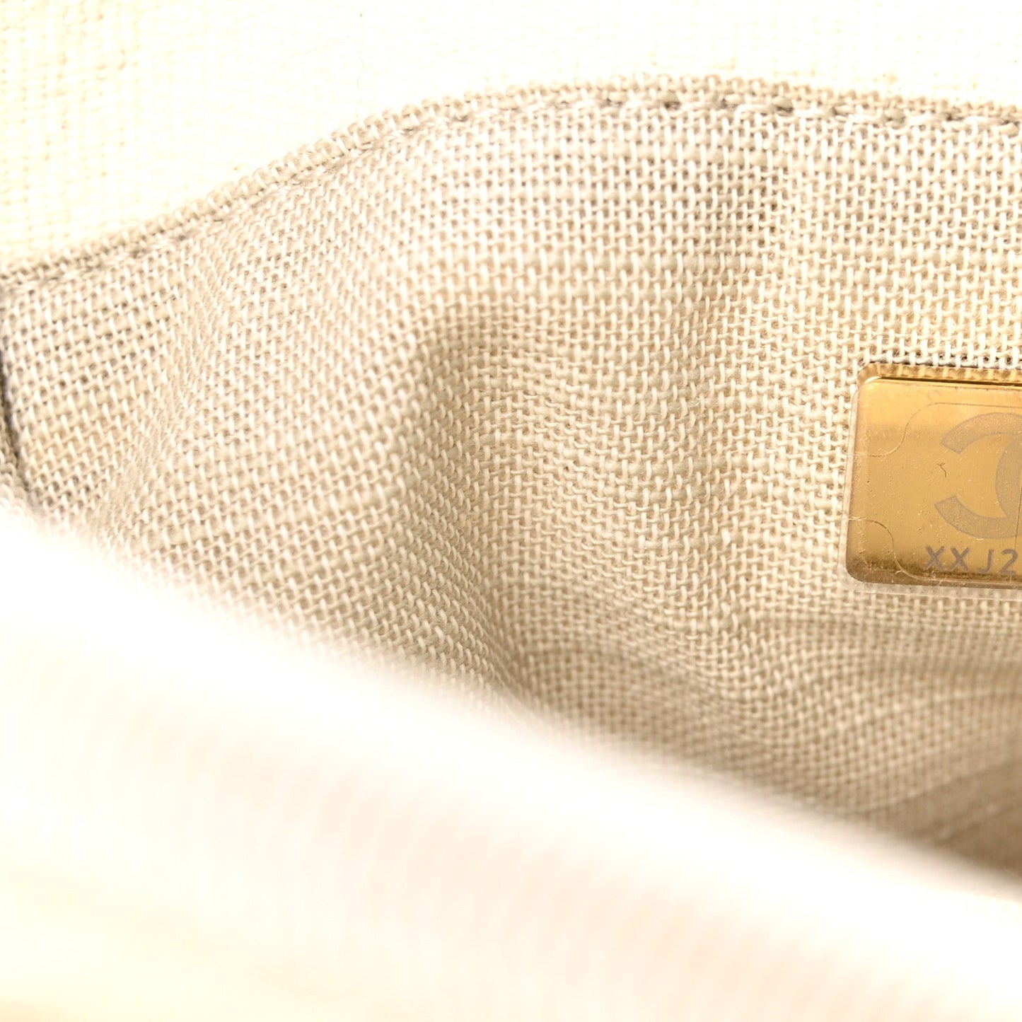 Mixed Fibers Small Deauville Tote White