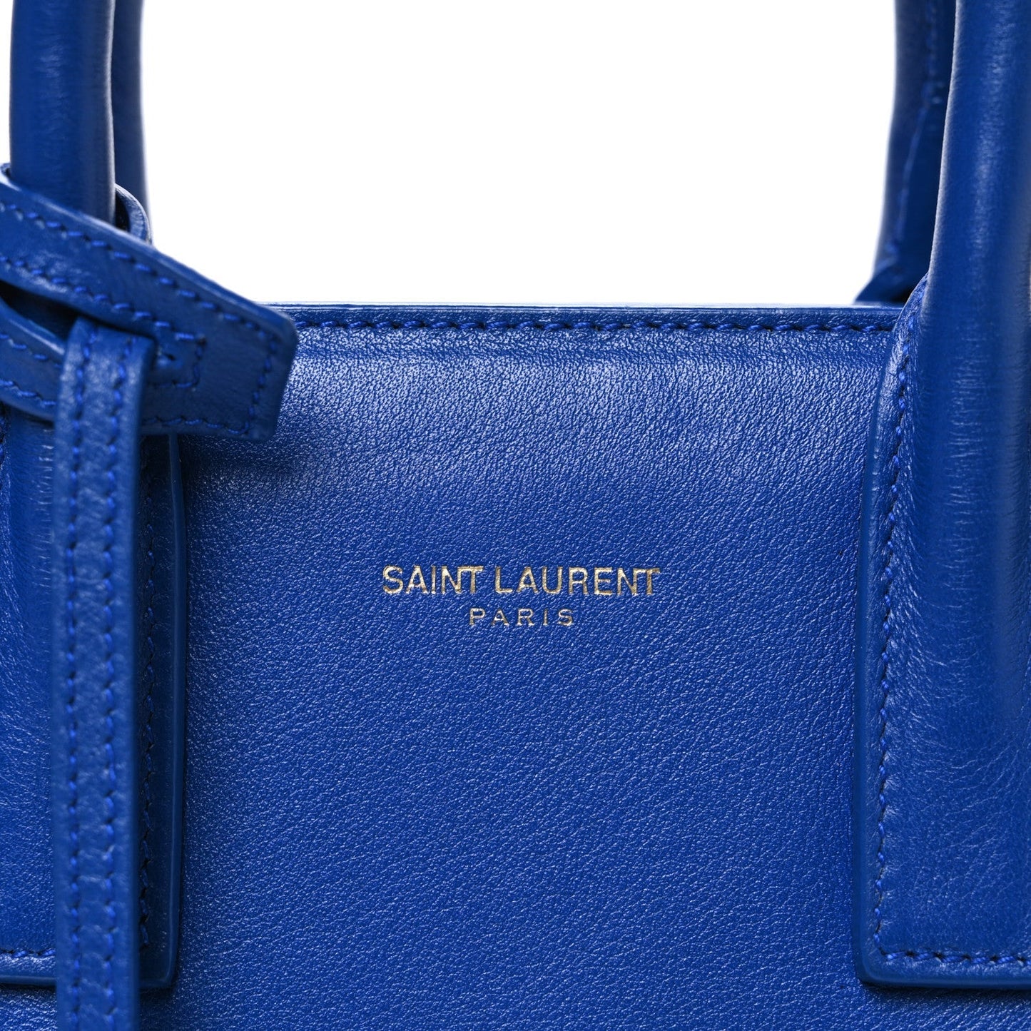Calfskin Nano Sac De Jour Royal Blue