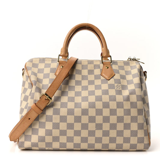 Damier Azur Speedy Bandouliere 30