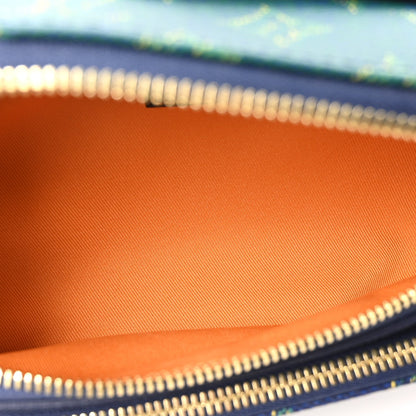 Monogram Heritage Rush Bumbag Blue Stripes
