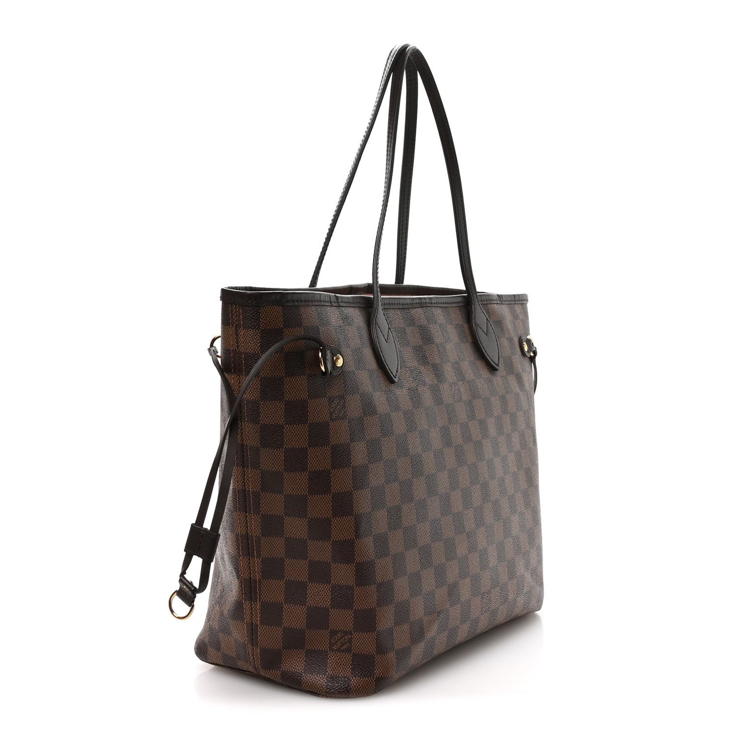 Damier Ebene Neo Neverfull MM Rose Ballerine