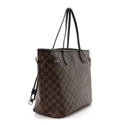 Damier Ebene Neo Neverfull MM Rose Ballerine