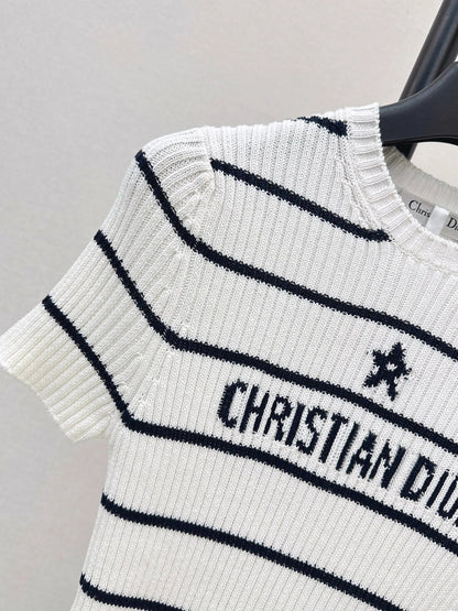 DIOR 25S SHORT-SLEEVE SWEATER 541