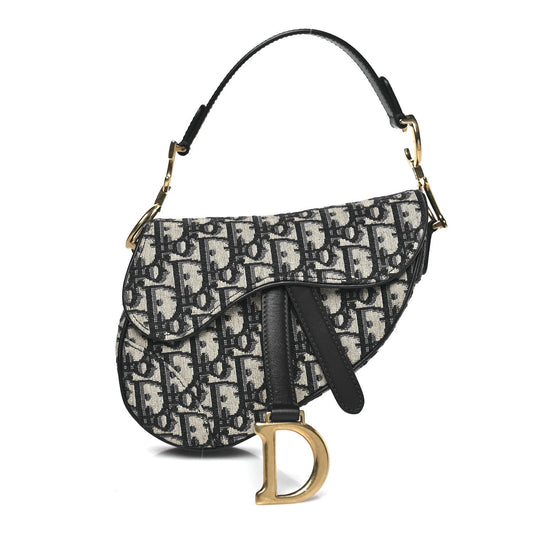 Oblique Mini Saddle Bag Blue
