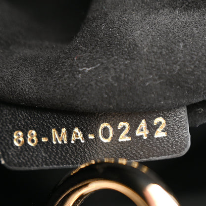 Lambskin Cannage Medium Lady Dior Black