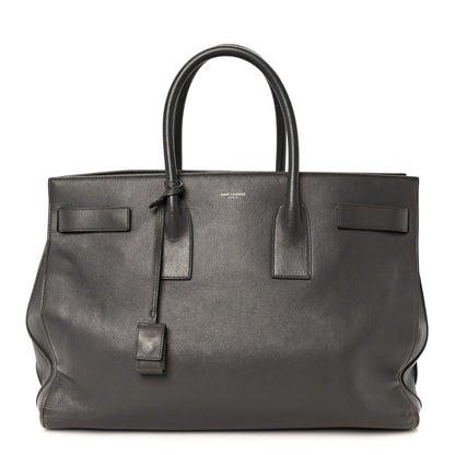 Calfskin Large Sac de Jour Carryall Grey
