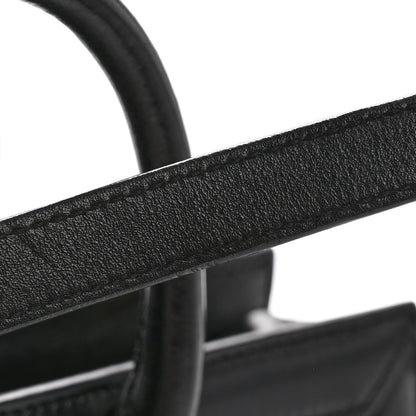 Tweed Houndstooth Nano Sac De Jour Black