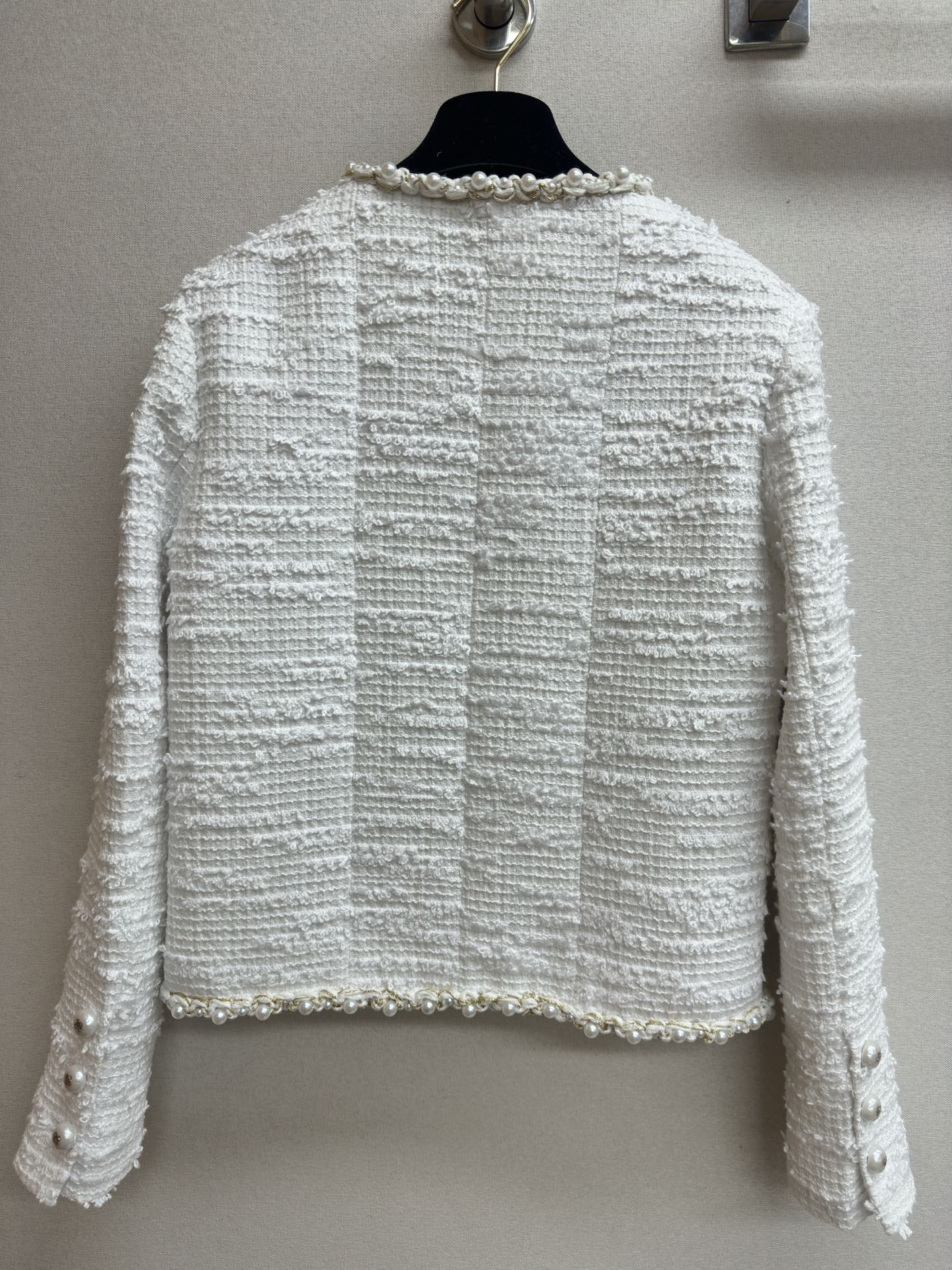 CC Jacket White Cotton Polyamide 237359