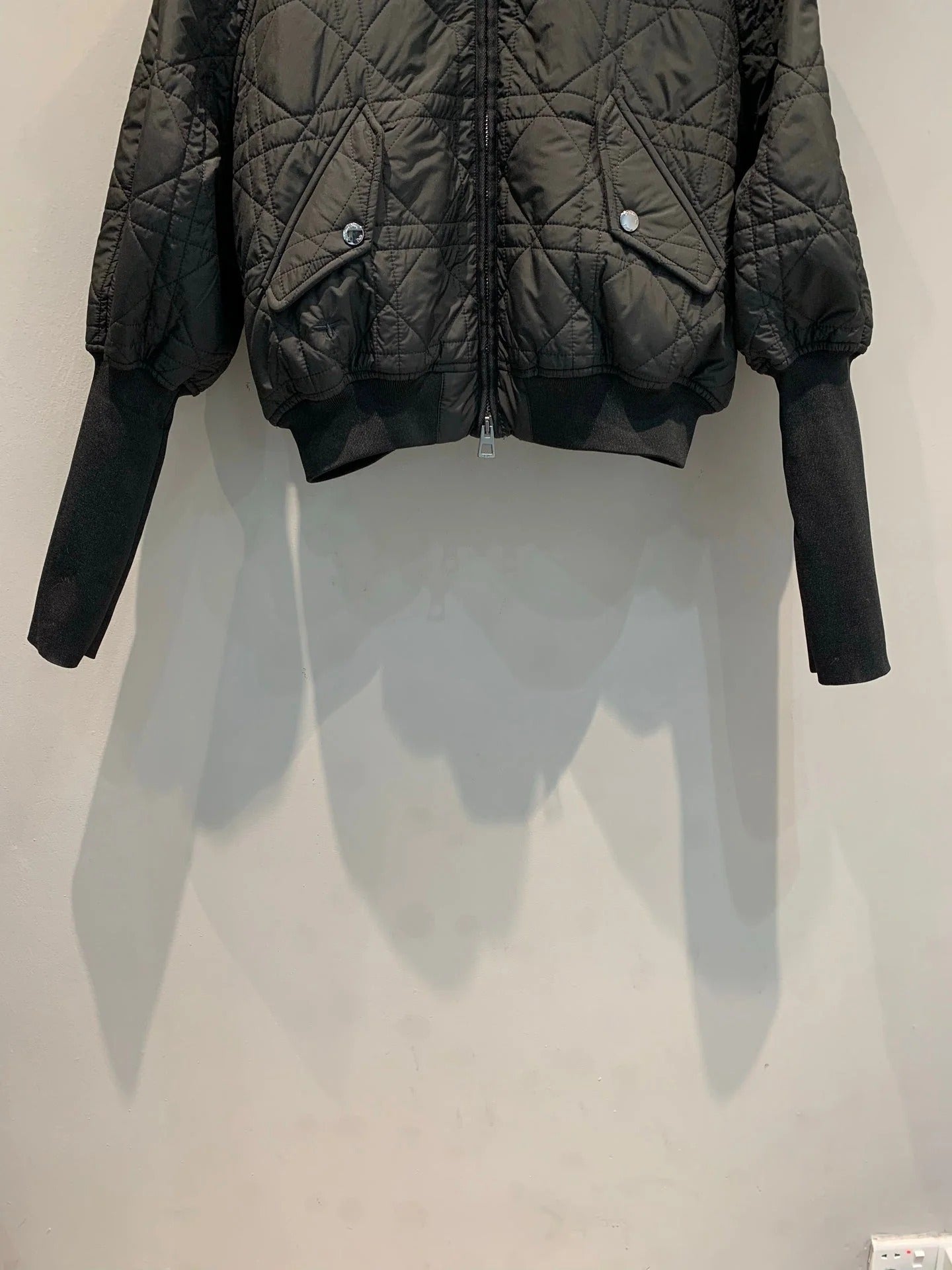 DIOR 25S COTTON SHERPA-COLLAR JACKET 536